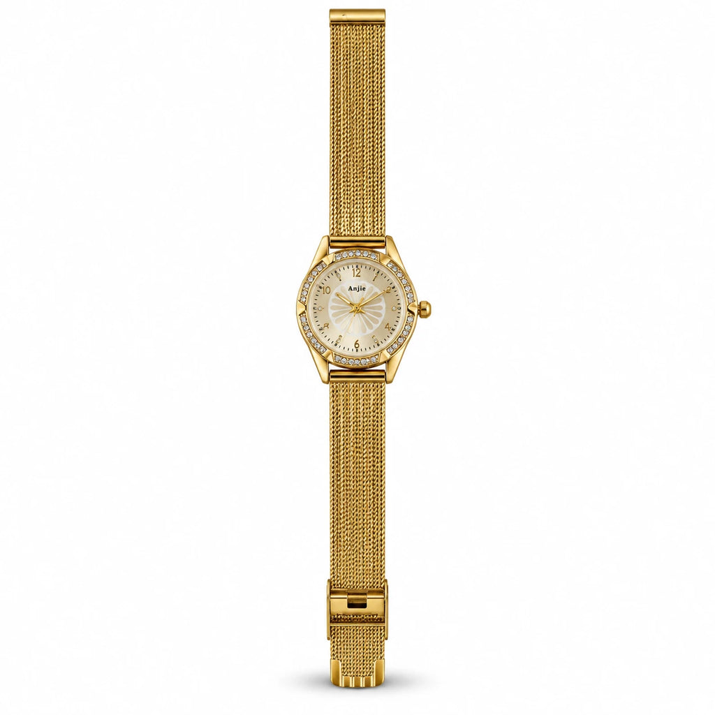 Esme Gold Mesh Watch