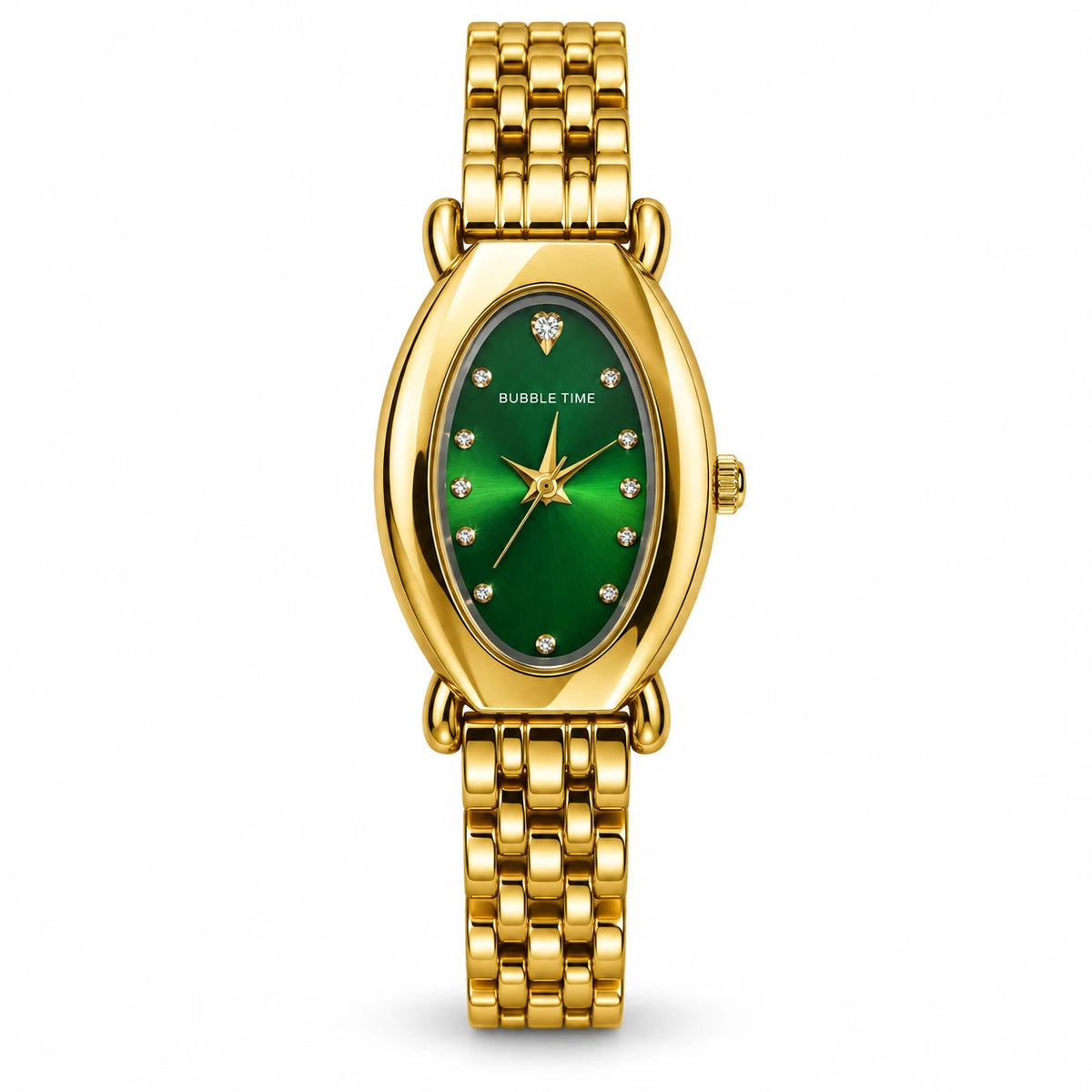 Lena Emerald Oval Watch
