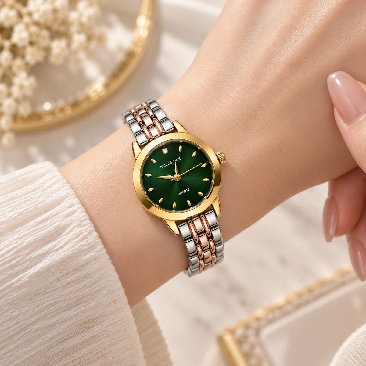 Gia Forest Watch worn on the wrist