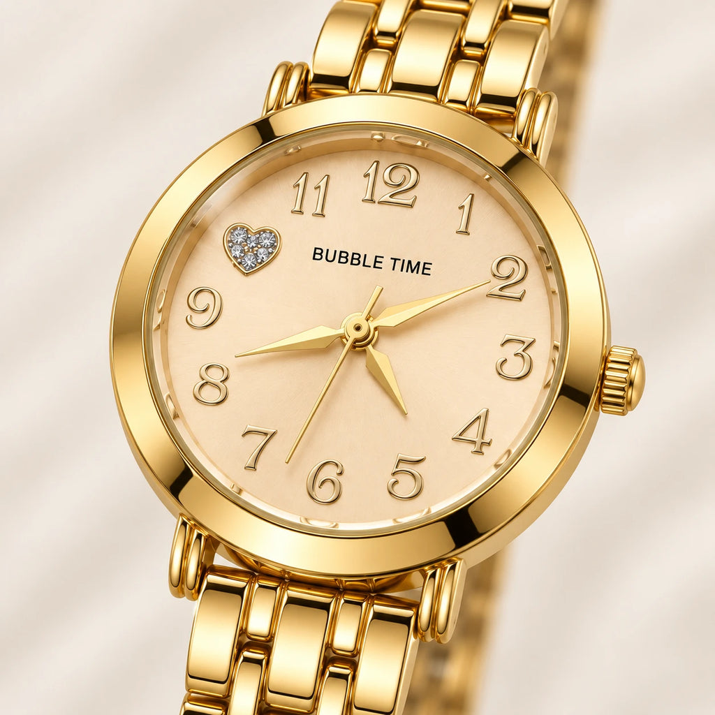 Maeve Gold Heart Watch