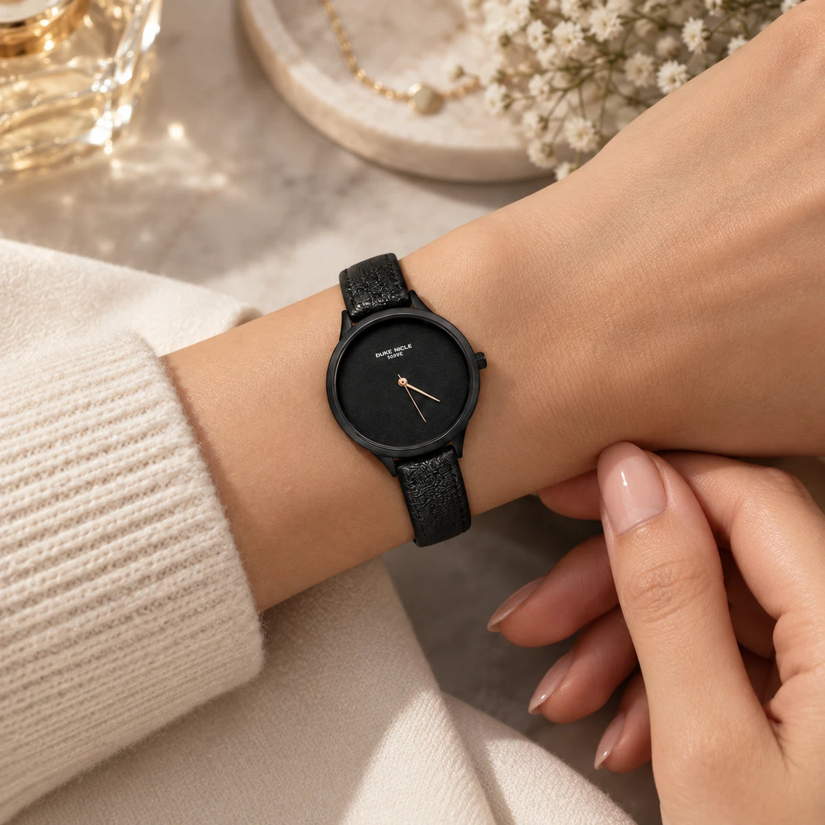 Nova Black Watch worn on the wrist