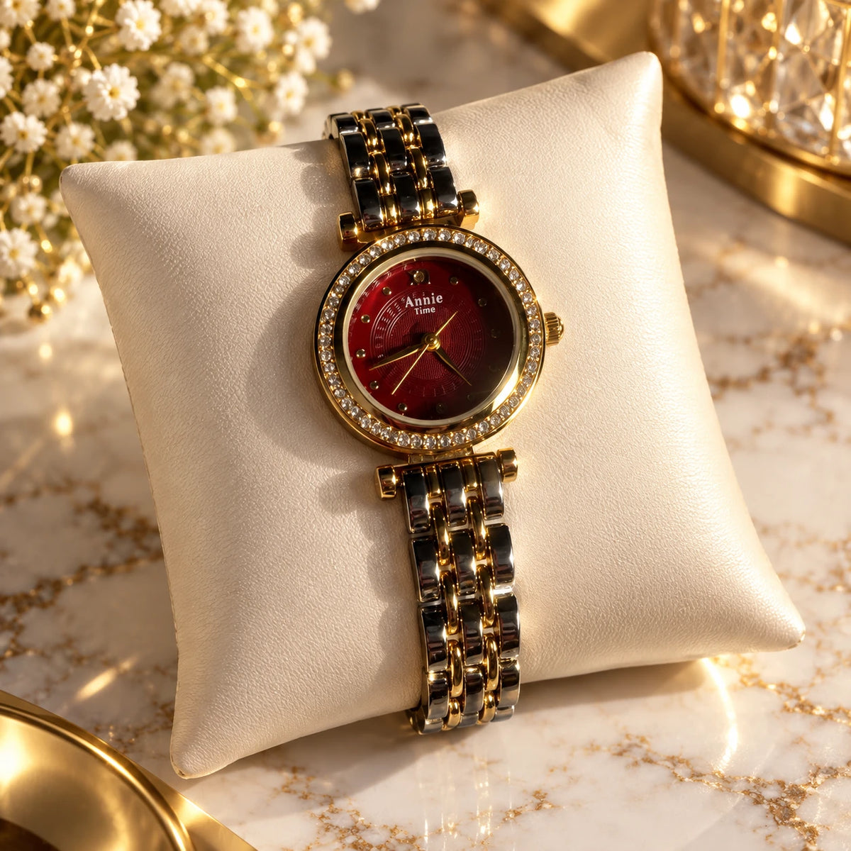 Lyra Garnet Watch